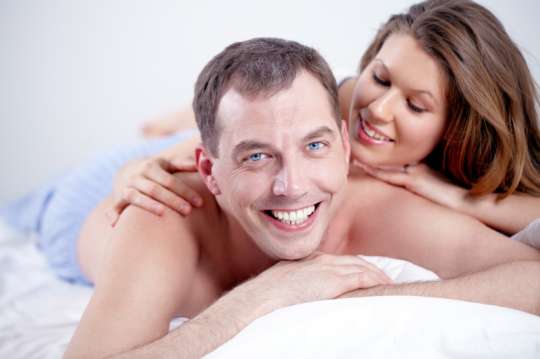 couple enjoying sex after breaking up